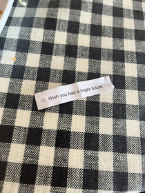 Fortune cookie a little too ominous for me