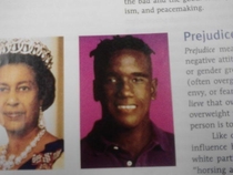 Found a black Arnold Schwarzenegger in my Psychology book today