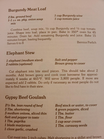 Found an interesting recipe in an old cookbook my Grandmother gave me