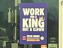Found at my local Burger King What do they have against McDonalds
