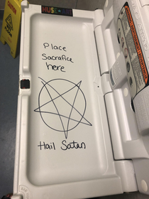 Found at my work on the baby changing table