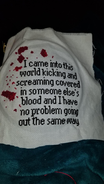Found Granny stitching this should I be worried