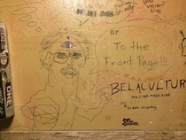 Found in a bar bathroom in Albuquerque New Mexico