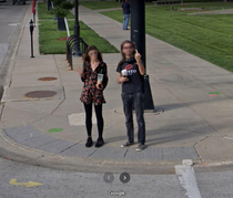 Found in Google Street View Peace among worlds