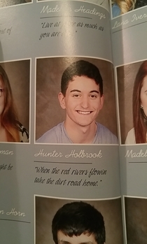 Found in my sisters yearbook