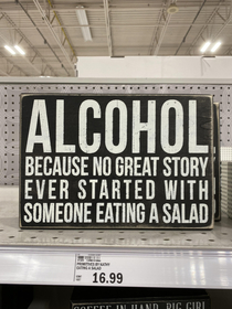 Found in the Home Decor section probably should have been in the beer aisle
