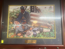 Found Jay-Z in a thrift shop civil war painting