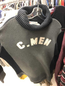 found my new sweater at goodwill