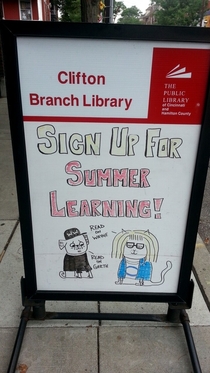 Found outside my local public library