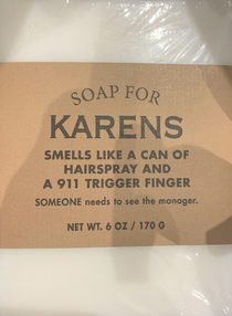 Found this bar of soap and a local store