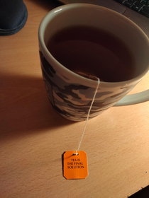 Found this encouraging quote on my tea bag