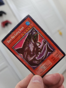 Found this fake Yu-Gi-Oh card when cleaning out my office