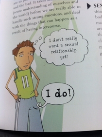 Found this gem in a high school Sex Ed textbook