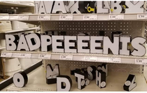 Found this gem of a message at Target