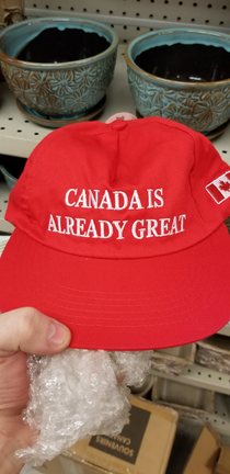 Found this hat for Canada Day