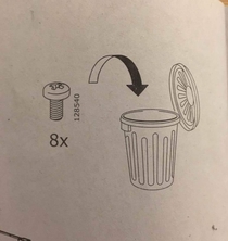 Found this helpful step in the instructions for a cart I was putting together