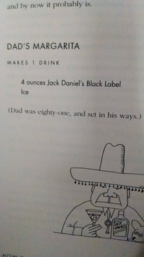 Found this in a novelty cookbook at my parents house