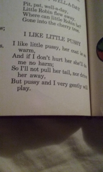 Found this in an old book of nursery rhymes and my dirty mind cant stop laughing