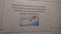 Found this in the toilet of my university