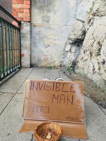 Found this invisible man in Nice France
