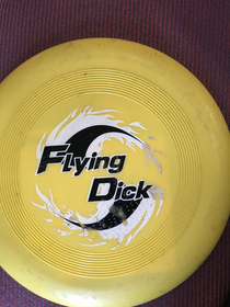 Found this masterpiece on a Frisbee   inches choking hazard