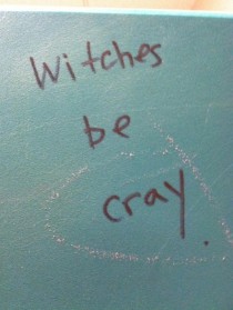 Found this on a bathroom stall in Salem Massachusetts