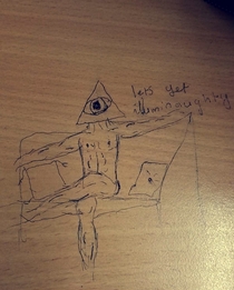 Found this on a table at school today