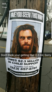 Found this on the street outside my university I guess this helps their cause