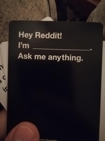 Found this playing Cards Against Humanity sadly no good replies your turn