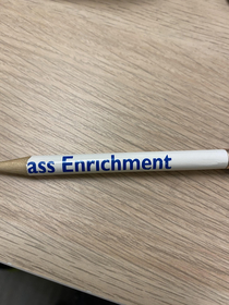 Found this sharpened pencil