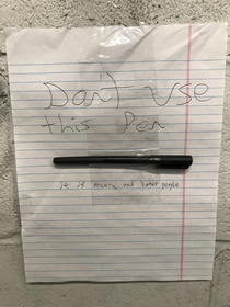 Found this taped to the wall at a factory Im touring for a job
