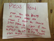 Found this thoughtful letter I wrote to my mom at age 