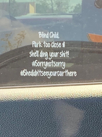 Found this vehicle parked next to me Sorrynotsorry