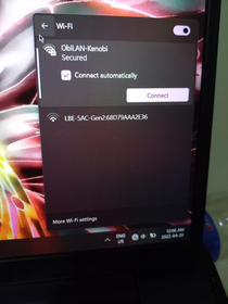 Found this while trying to connect to my router good  second laugh