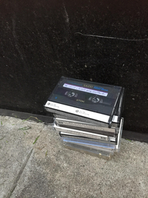 Found what appears to ancient relics on the way to work this morning Cant wait to see how much theyre worth