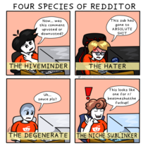 Four Species of Redditor