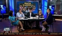 Fox News discussing Race In America with  white people