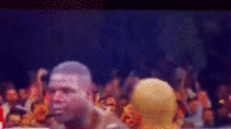 Frank Gore didnt seem to expect any punching in this boxing match