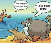 frank swimming
