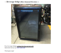 Free working fridge