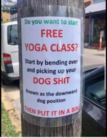 free yoga class
