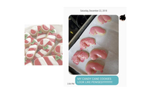 Friend attempted to make her great grandmothers candy cane cookies