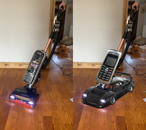 Friend got a new Vaccuum This is what he got VS what I thought it looked like
