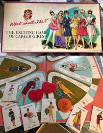Friend grabbed this asinine s board game in a thrift shop Girls can really be anything if they try