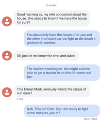 Friend of mine had a wrong number text him