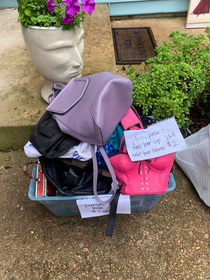 Friend said everything was competively priced at her yard sale