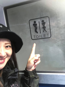 friend send me this picture of a rather accurate toilet sign