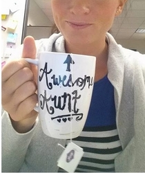 Friends new mug gift from her nephew