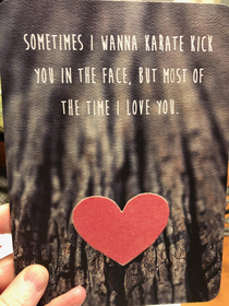 Friends Valentines Day from her spouse Glad she has a good sense of humor