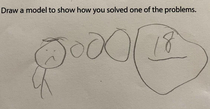 Friends  year-old nephew was asked to show his work or to describe how he got his answer His reply just use my brain and drew this to show his work